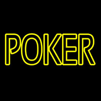 Poker Neon Sign