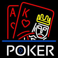 Poker With Border Neon Sign