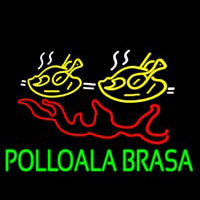 Pollo Ala Brasa Fish Neon Sign