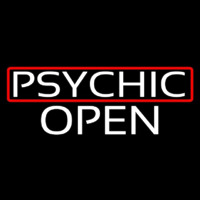 Psychic Red Border Open Neon Sign