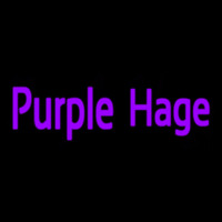 Purple Hage Neon Sign