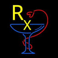 R  Martini Glass Neon Sign