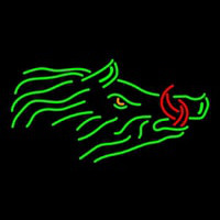 Razorback Logo Neon Sign