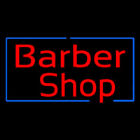 Red Barber Shop Border Neon Sign