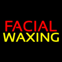 Red Facial Yellow Wa ing Neon Sign