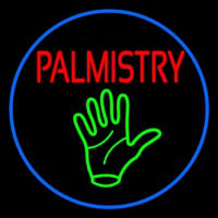 Red Palmistry Neon Sign