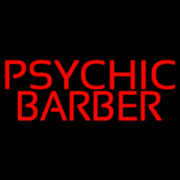 Red Psychic Barber Neon Sign