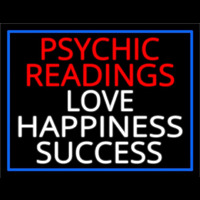 Red Psychic Readings And Love Happiness With Border Success Neon Sign