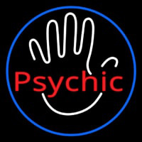 Red Psychic With Border Neon Sign