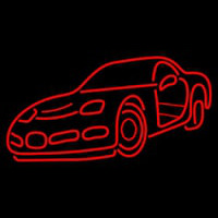 Red Racing Car Neon Sign