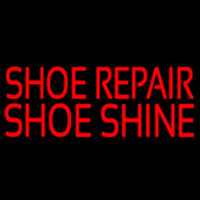 Red Shoe Repair Shoe Shine Neon Sign