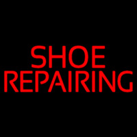 Red Shoe Repairing Neon Sign