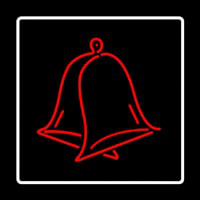 Red Wedding Bell Logo Neon Sign