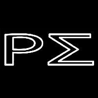 Rho Sigma Neon Sign