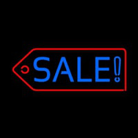 Sale With Red Border Neon Sign