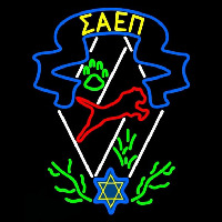 Sigma Alpha Epsilon Pi Logo Neon Sign