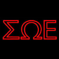 Sigma Omega Epsilon Neon Sign