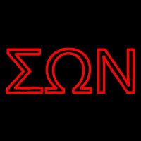 Sigma Omega Nu Neon Sign