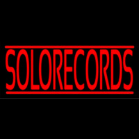 Solo Records Neon Sign