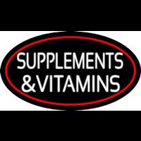 Supplements And Vitamins Neon Sign