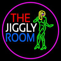 The Jiggly Room With Girl Logo Neon Sign