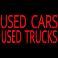 Used Cars Used Truckes Neon Sign