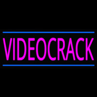 Video Crack Neon Sign