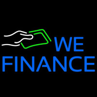 We Finance Note Logo Neon Sign