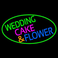 Wedding Cakes And Flowers Neon Sign