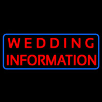 Wedding Information Neon Sign