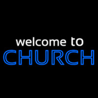 Welcome To Church Neon Sign