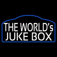 White The Worlds Juke Bo  1 Neon Sign