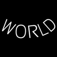 World Neon Sign