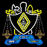 Zeta Beta Tau Chapters Logo Neon Sign