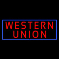 Western Union Neon Sign