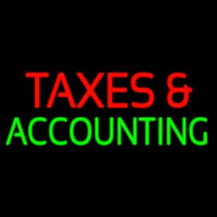 Ta es And Accounting Neon Sign