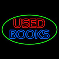 Double Stroke Used Books Neon Sign