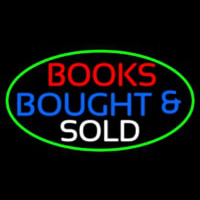 Red Books Bought And Sold Neon Sign