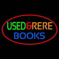 Used And Rare Books Neon Sign