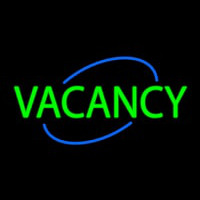 Green Vacancy Neon Sign