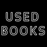 Double Stroke Used Books Neon Sign