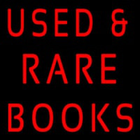 Used And Rare Books Neon Sign